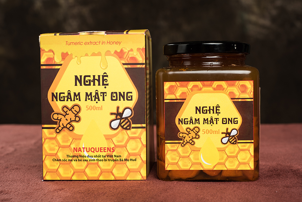 nghệ ngâm mật ong natural queen