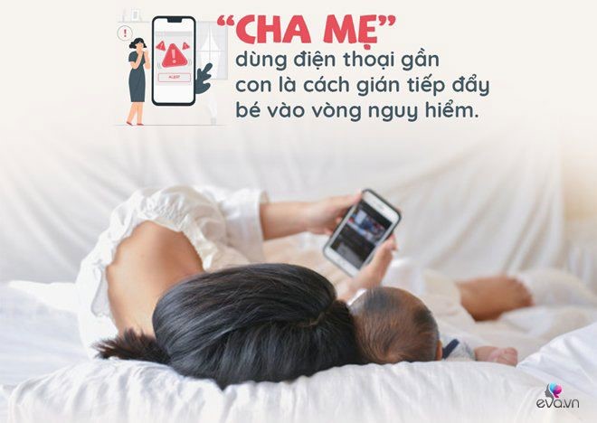 mẹ sau sinh có nên dùng điện thoại