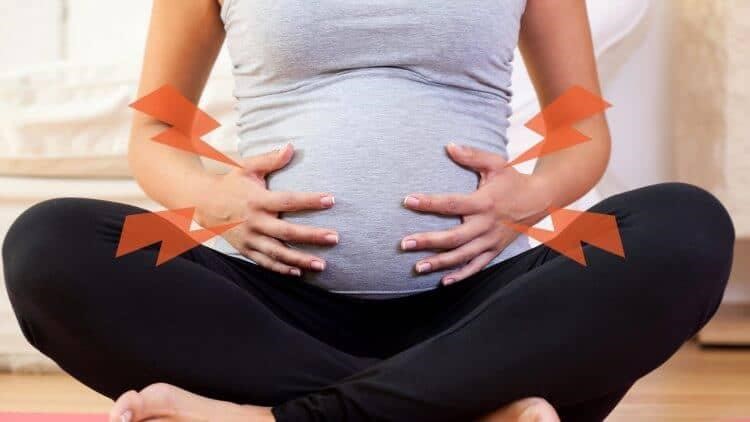 Mẹ bị đau khớp háng do dây chằng tròn phải chịu áp lực quá lớn
