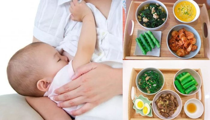 Thực đơn siêu lợi sữa giúp cho mẹ bầu có đủ nguồn sữa cung cấp cho con